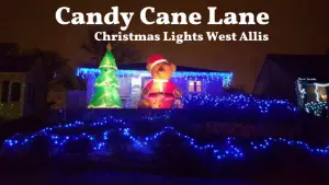 Candy Cane Lane Christmas Lights West Allis