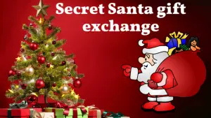 Secret Santa Gift Exchange Merry Christmas
