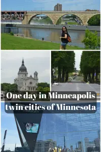 one day in Minneapolis twin cities of Minnesota