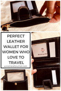Perfect leather wallet for women who love to travel