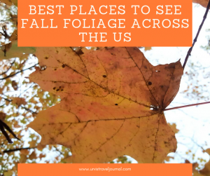 Best places to see fall colors across the US