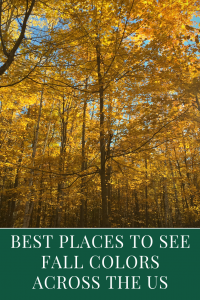 where to see fall colors in the US