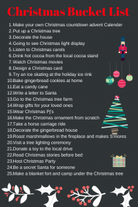 Things to do during Christmas