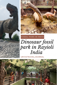 Dinosaur fossil park in the town of raiyoli balasinor gujarat