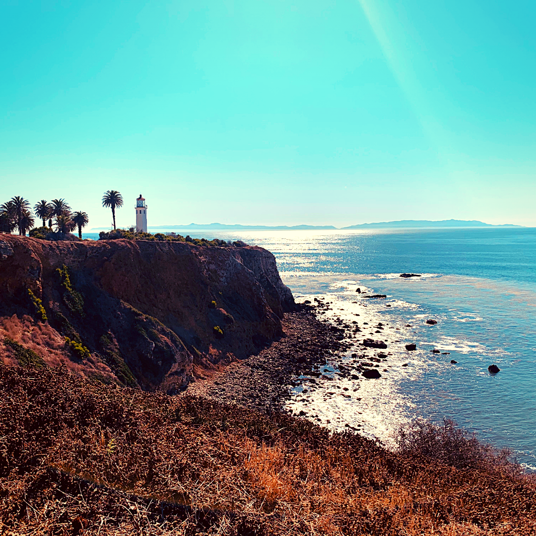 Picnic at Point Vicente lighthouse in palos verdes