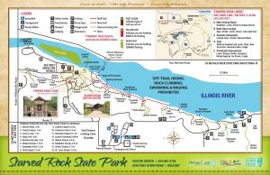 Starved Rock state park trail map